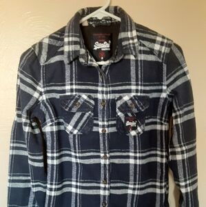 Superdry Milled Flannel Wmns Long Sleeve Top